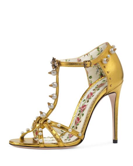 gucci regina sandal|Gucci Regina Metallic T.